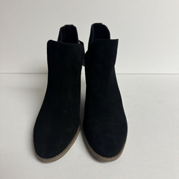 Tom’s Womens Eliza Bootie Black Suede Size 8 M - Picture 3 of 6